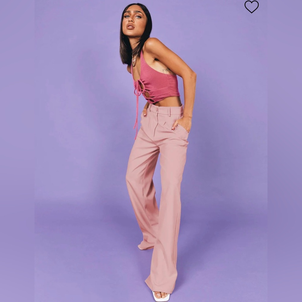 Princess polly Archer pants pink size 10